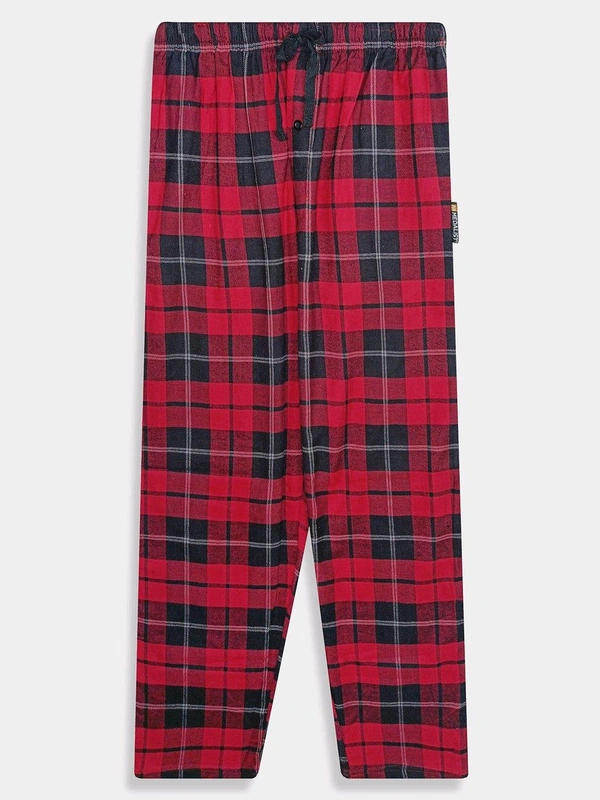 CROWN & LVY Mens Woven Flannel Pant 4L1 - Red, S