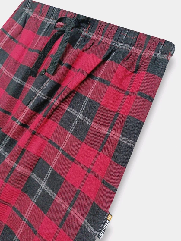 CROWN & LVY Mens Woven Flannel Pant 4L1 - Red, S