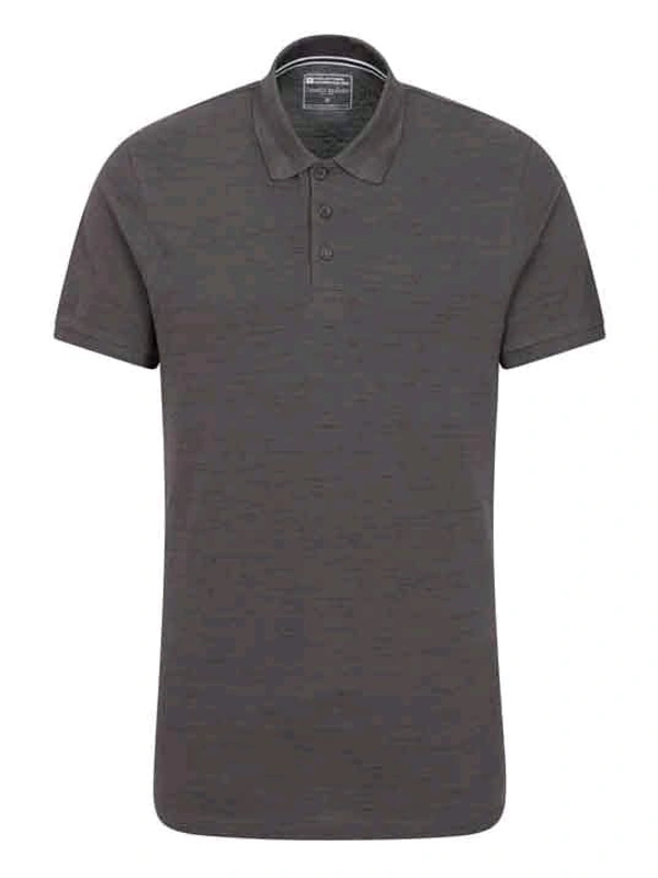 Mens Slub Textured Blue PoloT Shirt 2A3 - Olive, S