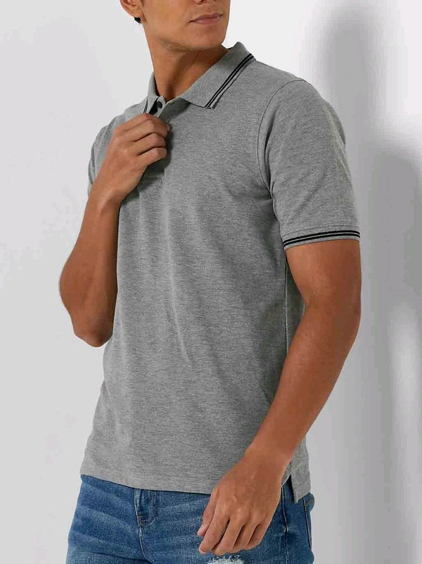 WILLIARAST  Mens Polo Tshirt Grey 5C1 - Gray, S