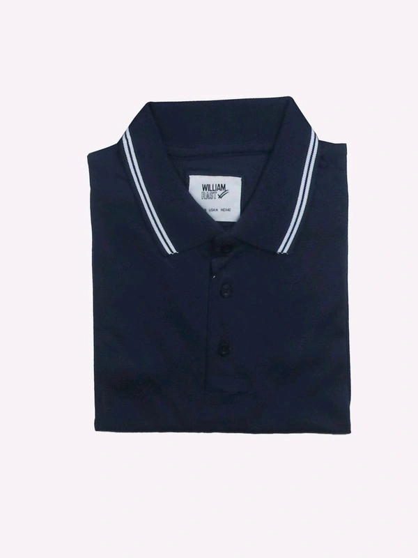 WILLIA RAST Mens Polo Tshirt Navy 5B1 - Navy Blue, S