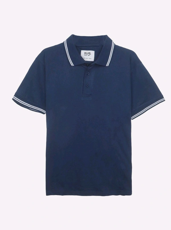 WILLIA RAST Mens Polo Tshirt Navy 5B1 - Navy Blue, L