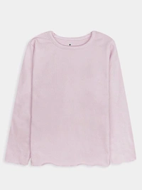 LITTLE STAR  Girals Ribbed Long Sleeve Top 6A1 - 2Y, O.250