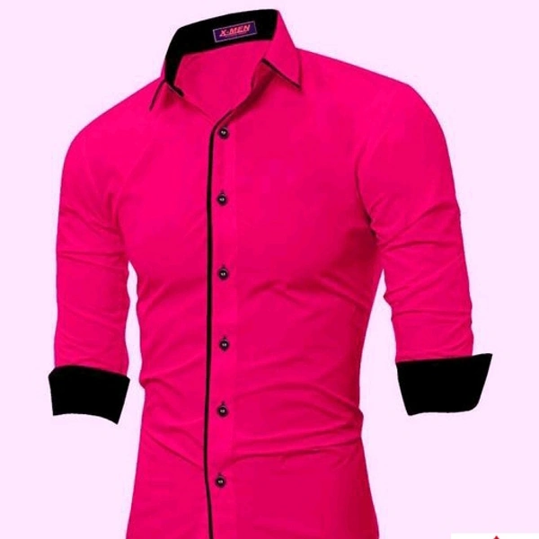 Hot & latest Rayon Pink Shirt - XXL