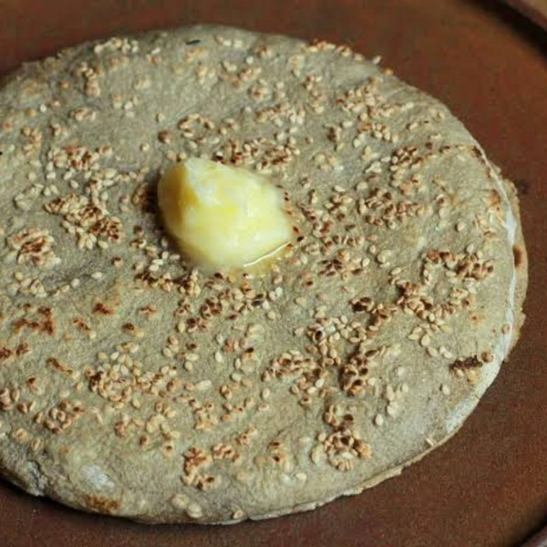 Butter till bhakri