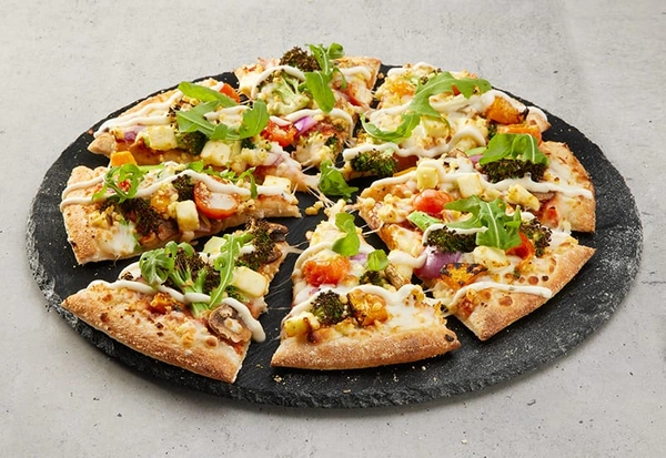 Veg mushroom cheese pizza