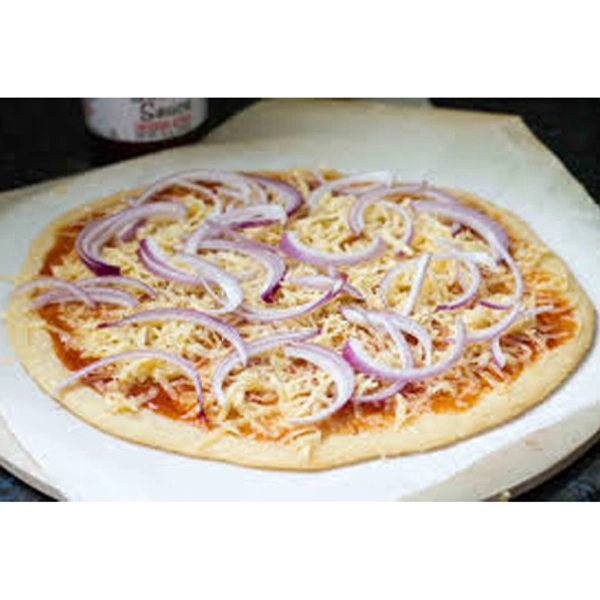 Onion cheese pizza
