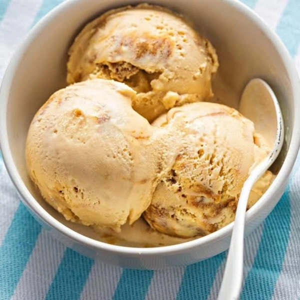 Butter scotch ice-cream