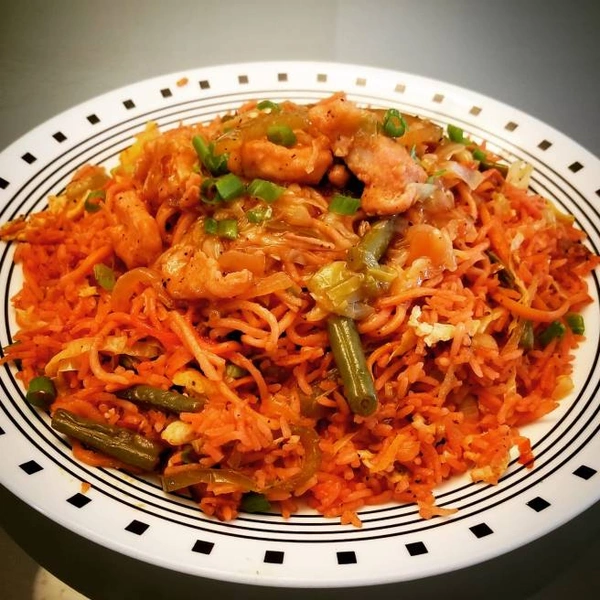 Shezwan tripple fried rice