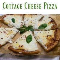 Cottage cheese pizza 
