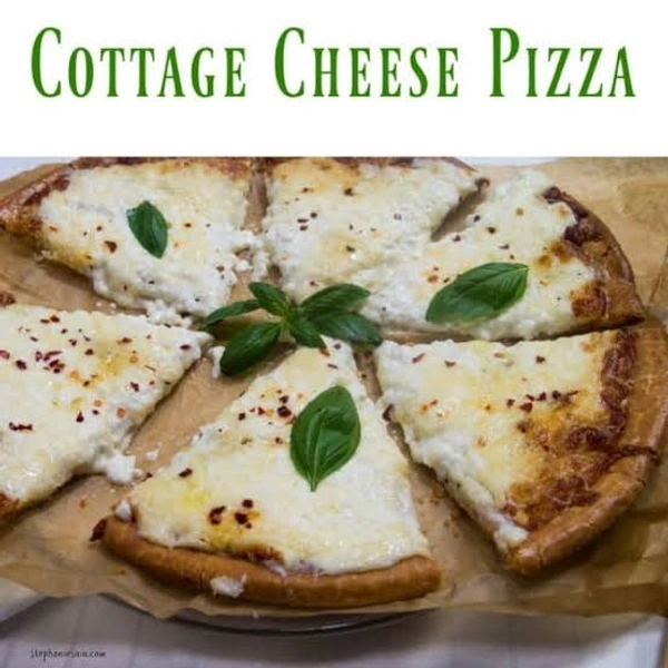 Cottage cheese pizza 