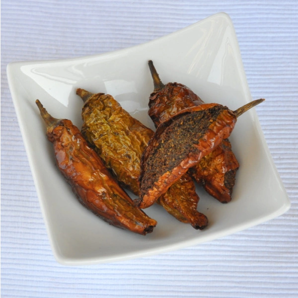5 Stuffed mirchi bhajiye