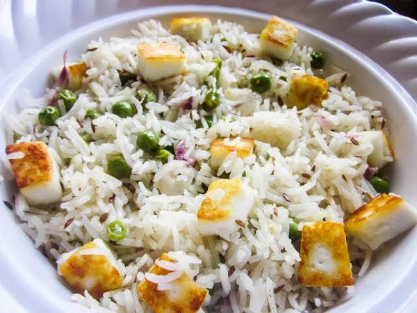 Paneer Green Peas Pulav
