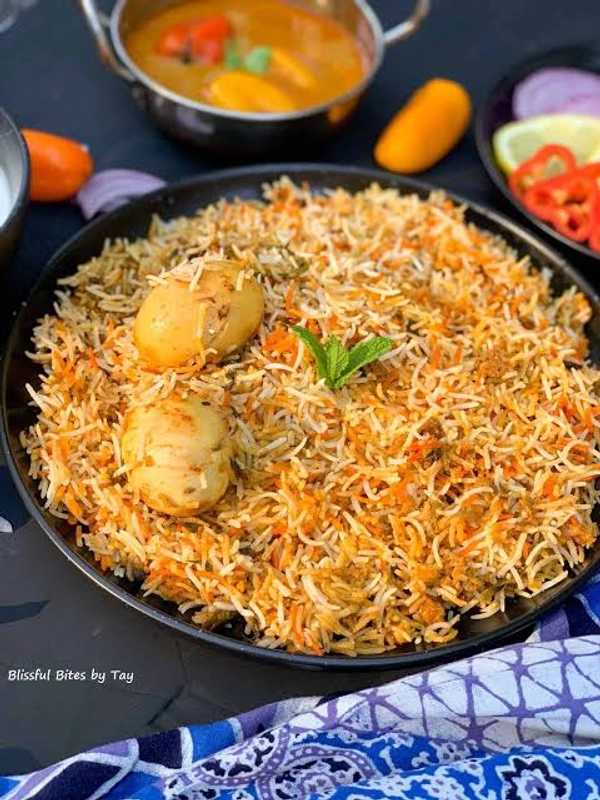 Anda Biryani Half 