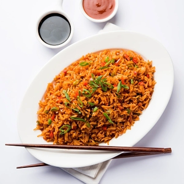 KT Cafe Veg Shezwan Rice 