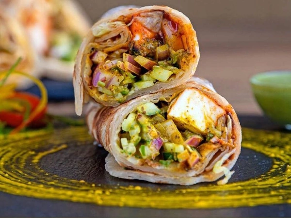 KT Cafe Paneer Mix Veg Roll