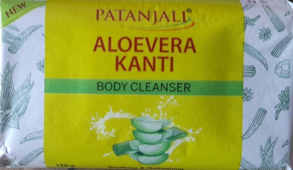 NEW PATANJALI  Aloevera Kanti - Mint Green, 150g