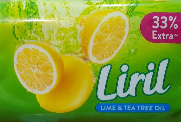 Liril  Bathing  Soap Lime & Tea Tree - 75g + 25 g Extra