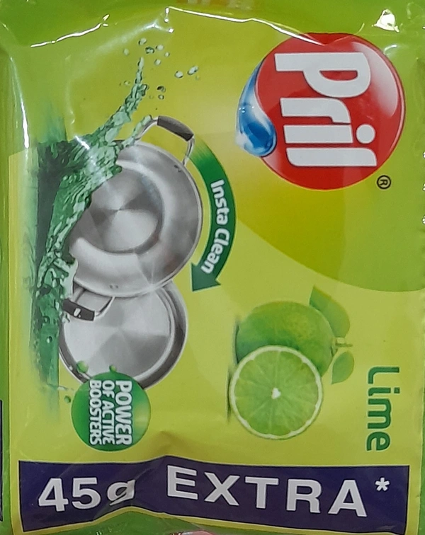 Pril Dishwash Bar - 65g + 45g Extra