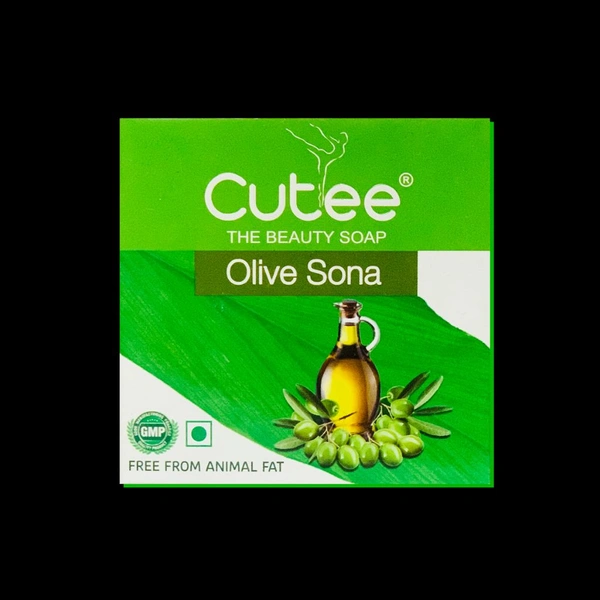 CUTEE Soap Olive Sona  (4 Pieces ₹99/only) - 100g+10g