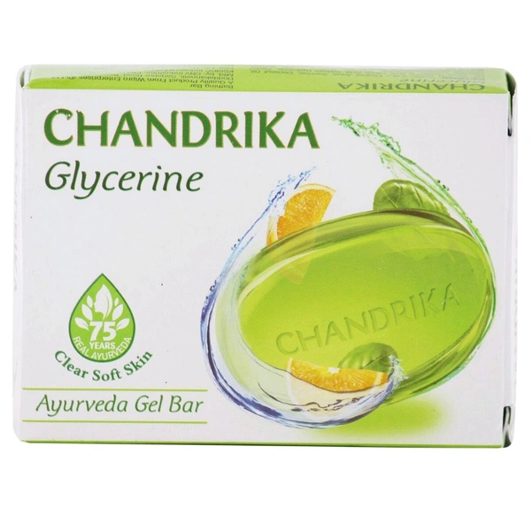 CHANDRIKA GLYCERINE AYURVEDA GEL BAR - 75g