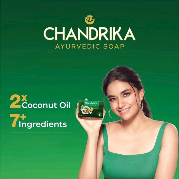 CHANDRIKA GLYCERINE AYURVEDA GEL BAR - 75g