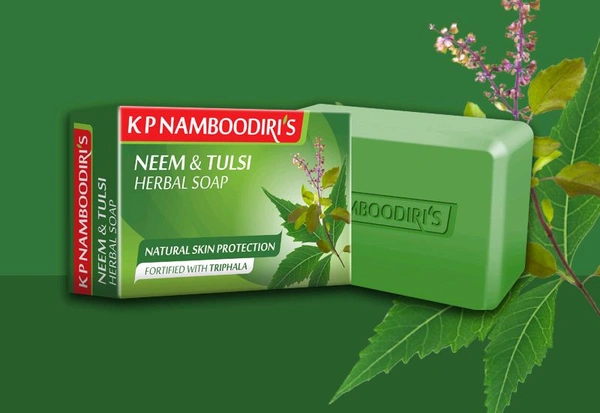 KP NAMBOODIRIS NEEM TULSI HERBAL SOAP - 75g