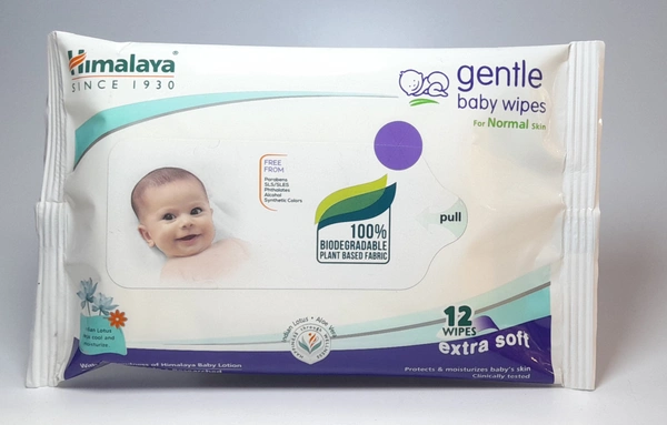 HIMALAYA GENTLE BABY WIPES - 12 N