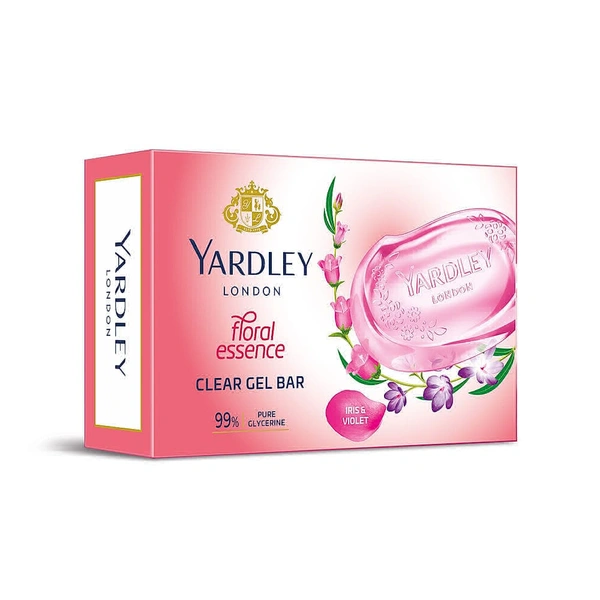 Yardley Clear Gel Bar Gardenia and Waterlily - 125g