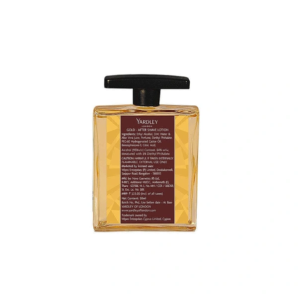 Yardley Gold After Shave Lotion 50ml - 50ml