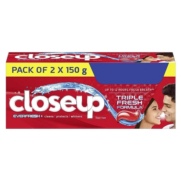 Closeup Everfresh+ Anti-Germ Gel Red Hot Toothpaste - 300g