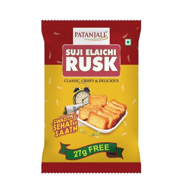 Patanjali Suji Elaichi Rusk