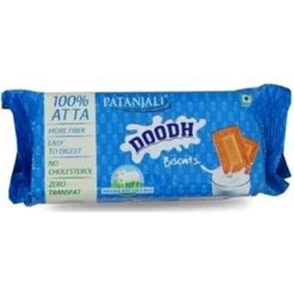 PATANJALI DOODH BISCUIT 100% ATTA 