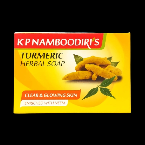 KP NAMBOODIRIS TURMERIC HERBAL SOAP - 75g