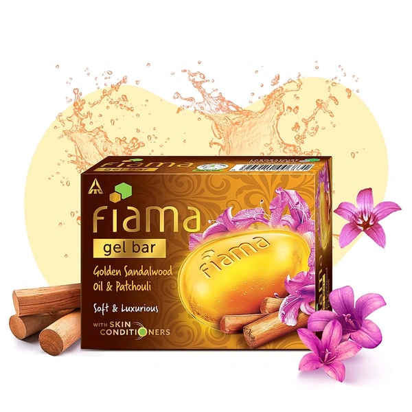 FIAMA GOLDEN SANDALWOOD BAR - 75g