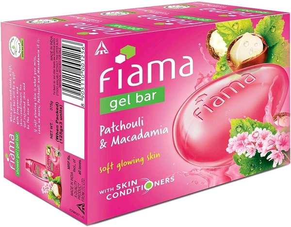 FIAMA PATCHOULI & MACADAMIA BAR - 75g