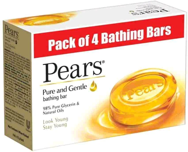 PEARS  Pack Of 4 Bathing Bars 