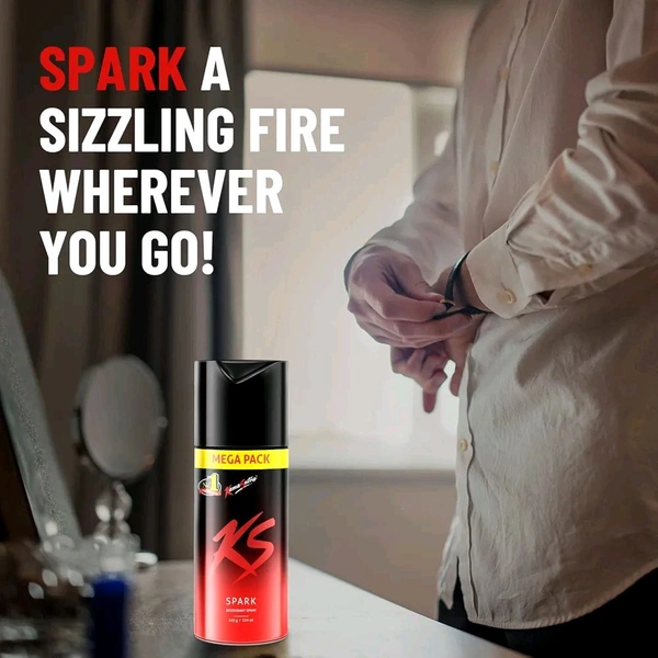 KS SPARK DEODORANT SPRAY  ( ₹10 Off) - 150ml/ 100g