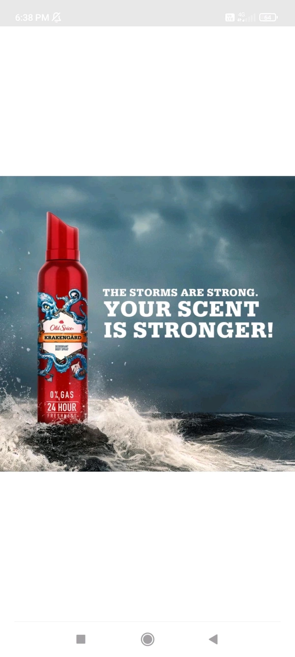 Old Spice KRAKENGARD Deodorant Body Spray - 140ml / 115g