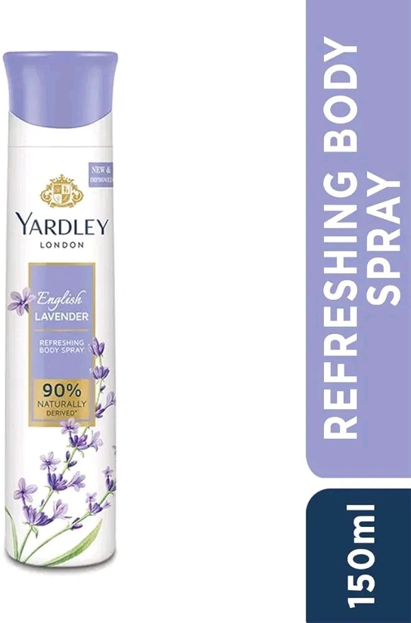 Yardley London English Lavender Refreshing Body Spray (₹70off) - 150ml / 100g