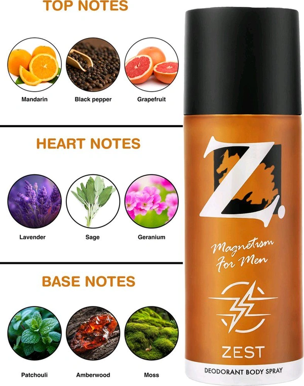 Z ZEST MAGNETISM Deodorant - 150ml