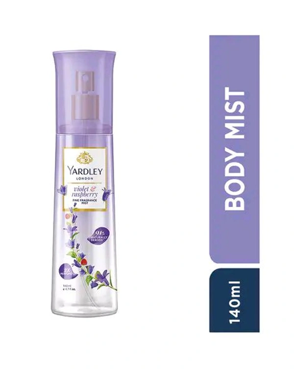 YARDLEY VIOLET AND RASPBERRY Fragrance Mist - 140ml