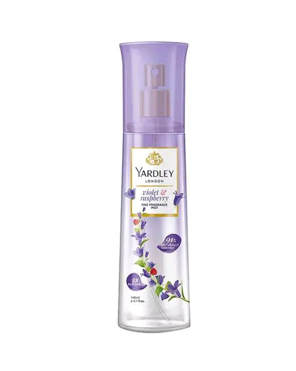 YARDLEY VIOLET AND RASPBERRY Fragrance Mist - 140ml