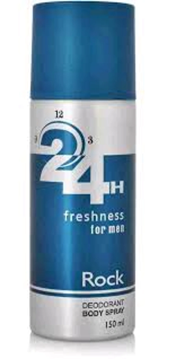 24 H  ROCK  FRESHNESS  FOR MEN Deodorant Spray( 70 OFF ) - 150ml / 95g