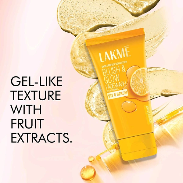 Lakme Blush & Glow Brightening Lemon Face Wash - 50g