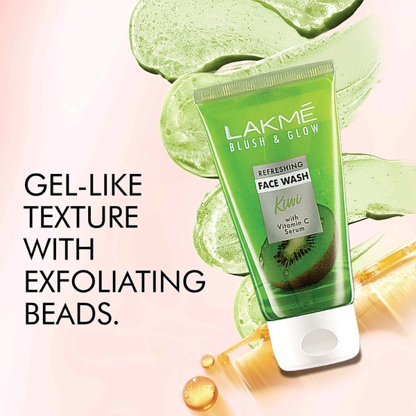 Lakme Blush & Glow Brightening Kiwi Face Wash - 50g