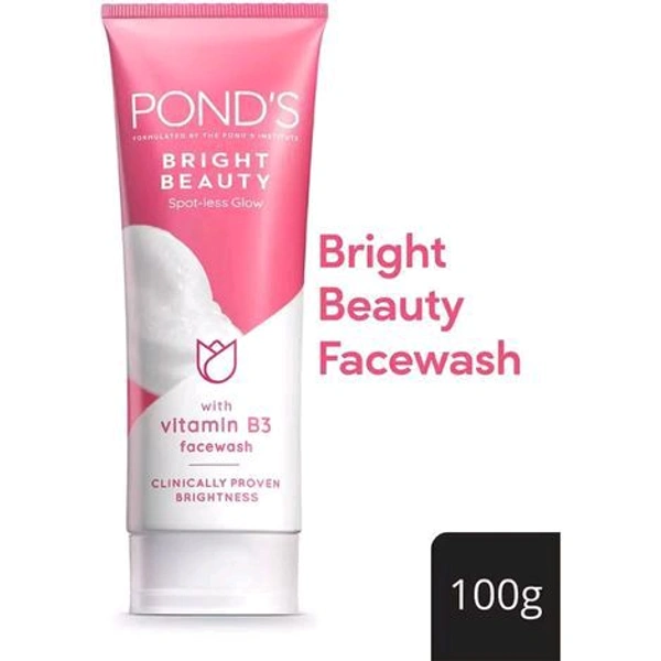 Ponds Bright Beauty Spotless Glow Face Wash With Vitamin B3 - 100g