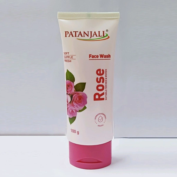 Patanjali Rose Face Wash - 100g