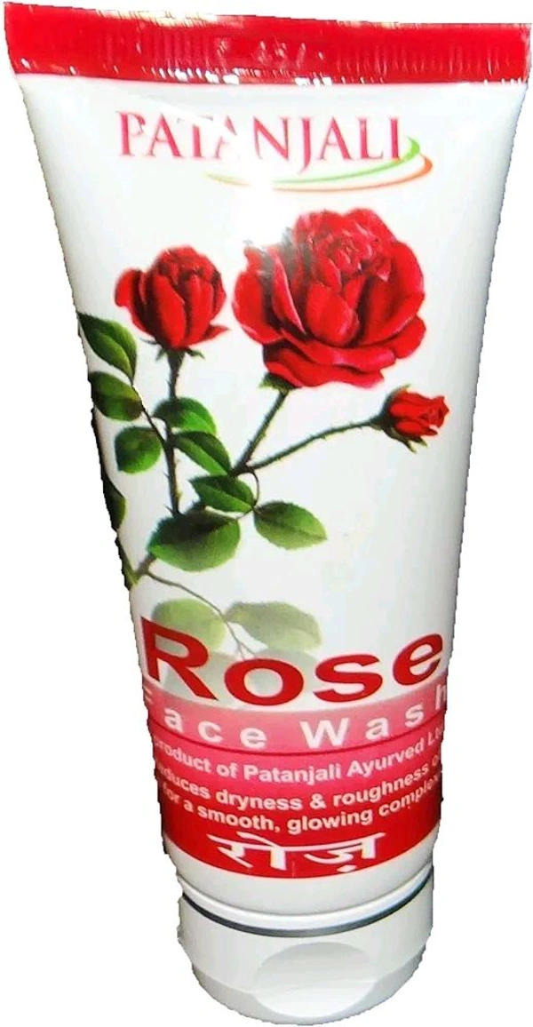 Patanjali Rose Face Wash - 100g