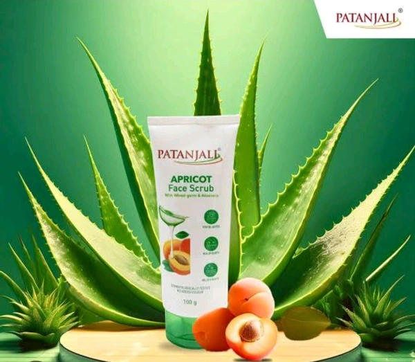 Patanjali Apricot Face Scrub - 100g